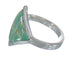 Sterling Silver Turquoise Inlay Southwest Ring Size 6 MX62213